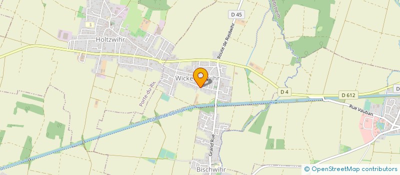 localisation de l'entreprise 4 E CONCEPT  WICKERSCHWIHR