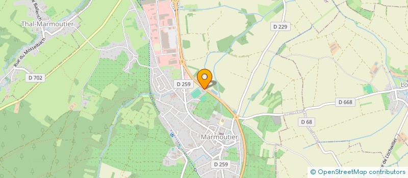 localisation de l'entreprise 4 ECHOS S.A.S.  MARMOUTIER