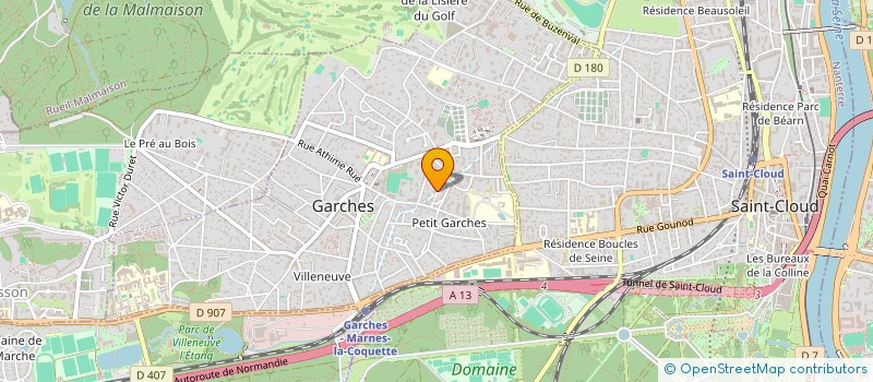 localisation de l'entreprise 4 ELEMENTS à GARCHES