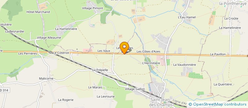 localisation de l'entreprise 4-ESI-SENEGAL  SAINT-PLANCHERS