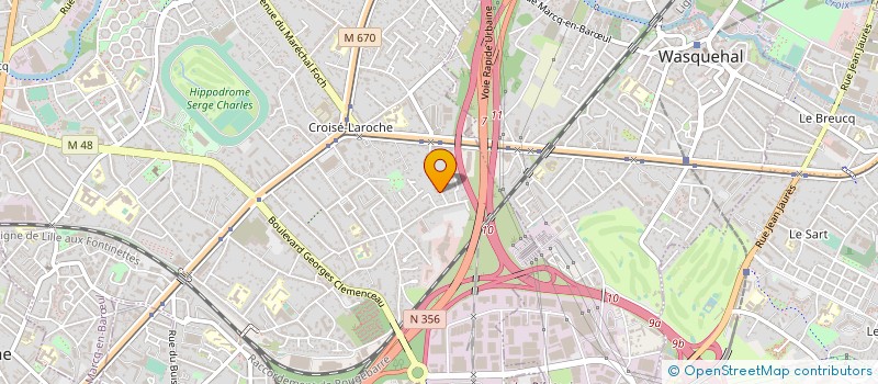 localisation de l'entreprise 4 EVER à MARCQ-EN-BARŒUL