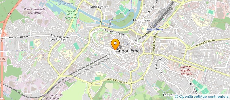 localisation de l'entreprise 4 F à ANGOULEME