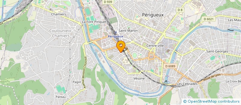 localisation de l'entreprise 4 F  PERIGUEUX