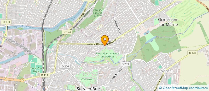 localisation de l'entreprise 4 F  ORMESSON-SUR-MARNE