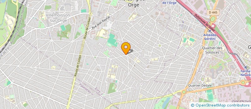 localisation de l'entreprise 4 F.F.  MORSANG-SUR-ORGE