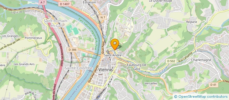 localisation de l'entreprise 4 FRERES  VIENNE