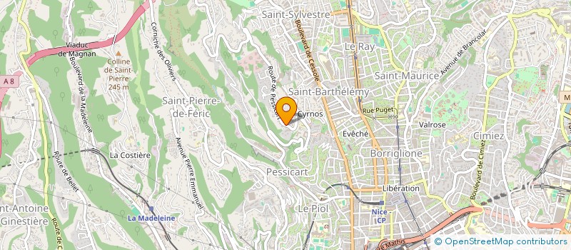 localisation de l'entreprise 4 G à NICE