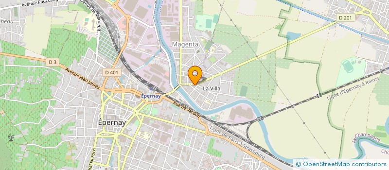 localisation de l'entreprise 4 G IMMO à EPERNAY