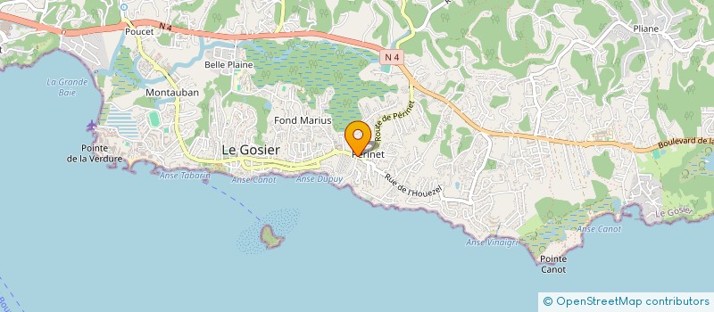 localisation de l'entreprise 4 G IMMOBILIER à LE GOSIER