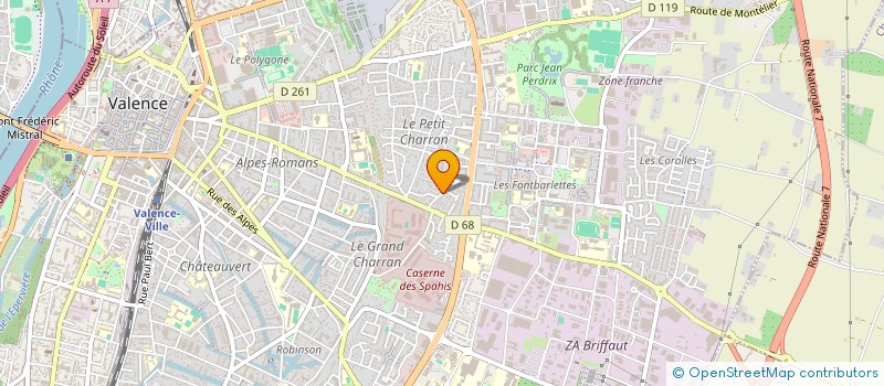 localisation de l'entreprise 4 I à VALENCE