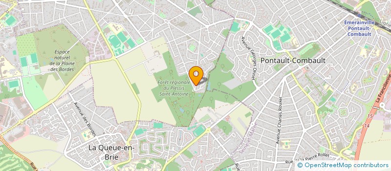 localisation de l'entreprise 4.INVEST  LE PLESSIS-TREVISE