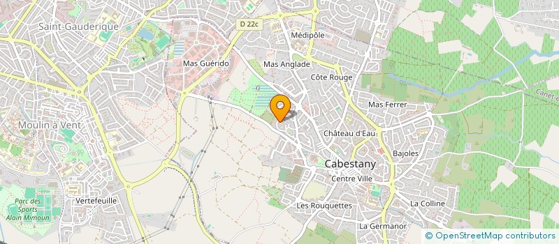 localisation de l'entreprise 4 JETS  CABESTANY