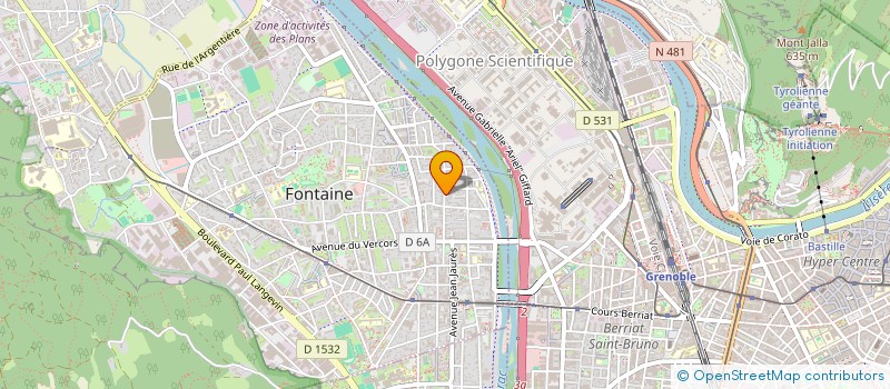 localisation de l'entreprise 4 K  FONTAINE