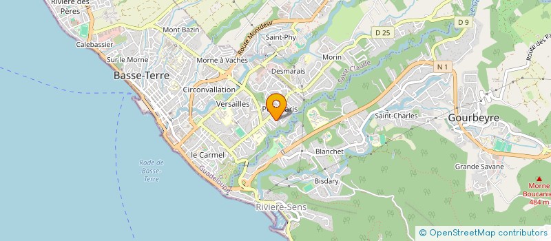 localisation de l'entreprise 4 KOULEURS GRAFIK ALIAS 4KG à BASSE-TERRE