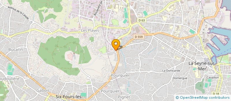 localisation de l'entreprise 4 L à LA SEYNE-SUR-MER