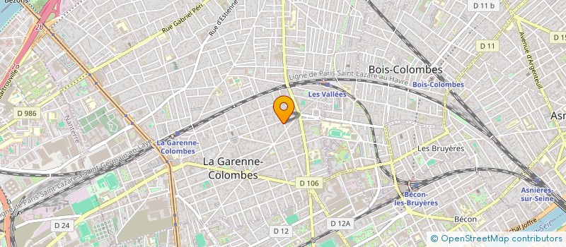 localisation de l'entreprise 4 L A 4 PIEDS à LA GARENNE-COLOMBES