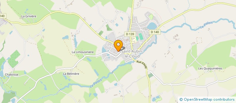 localisation de l'entreprise 4 L IMMO  SAINT-AUBIN-LE-CLOUD