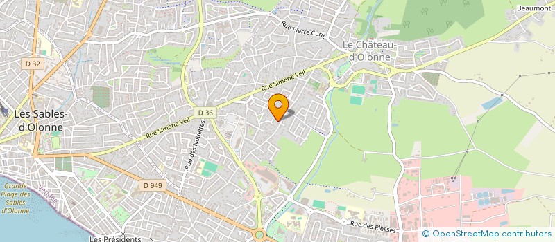 localisation de l'entreprise 4 L POUR 2 à LES SABLES D'OLONNE