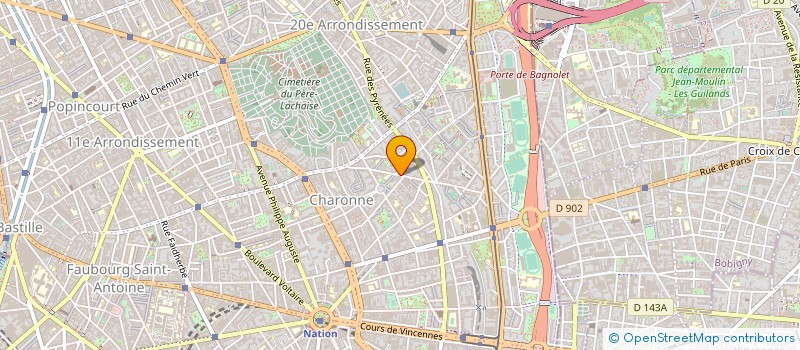 localisation de l'entreprise 4 M  PARIS