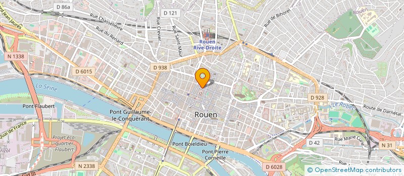 localisation de l'entreprise 4 M à ROUEN