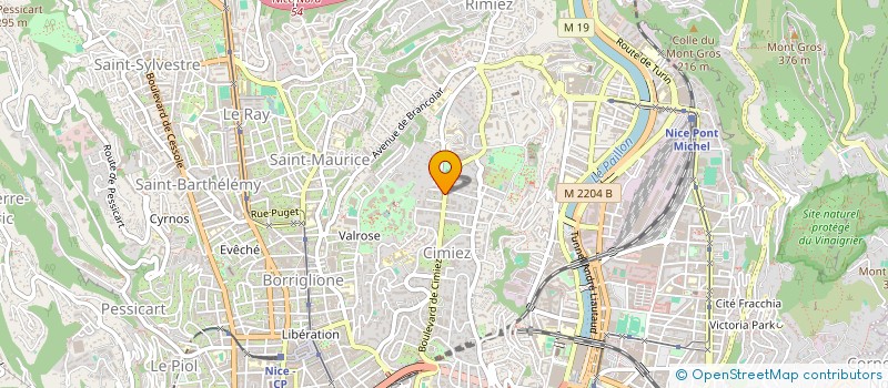 localisation de l'entreprise 4 M  NICE