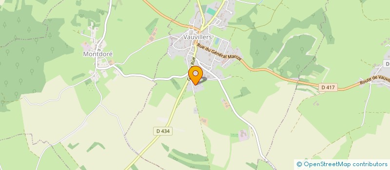 localisation de l'entreprise 4 M  VAUVILLERS