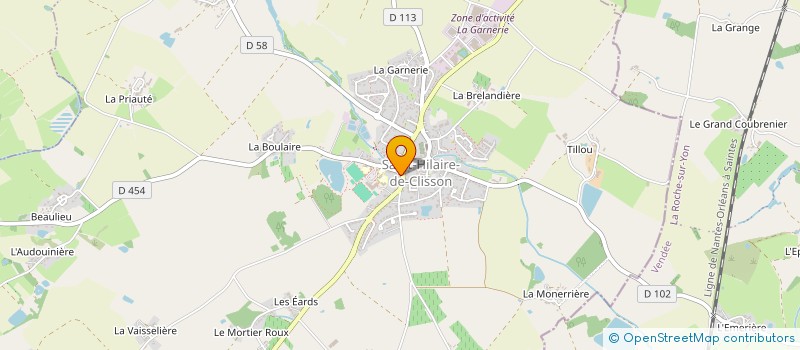 localisation de l'entreprise 4 M  SAINT-HILAIRE-DE-CLISSON
