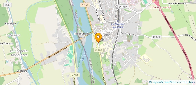 localisation de l'entreprise 4 M C R à LA CHARITE-SUR-LOIRE