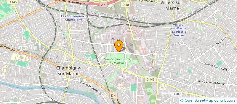 localisation de l'entreprise 4 M CONSTRUCTIONS à CHAMPIGNY-SUR-MARNE