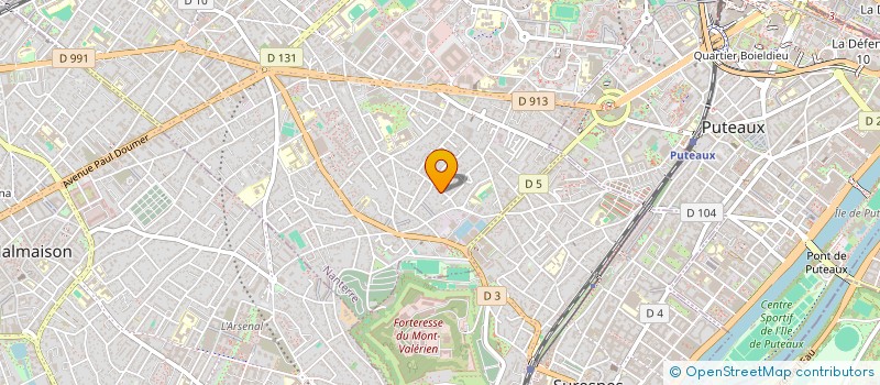 localisation de l'entreprise 4 M D  NANTERRE