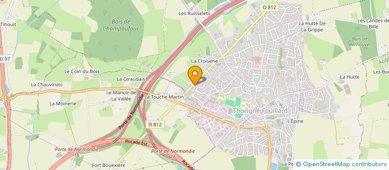 localisation de l'entreprise 4 M ENR  THORIGNE-FOUILLARD