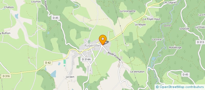 localisation de l'entreprise 4 M GRAND CHAMP  AUGEROLLES