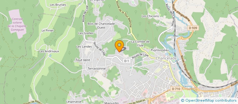 localisation de l'entreprise 4 M IMMO 24  CHANCELADE