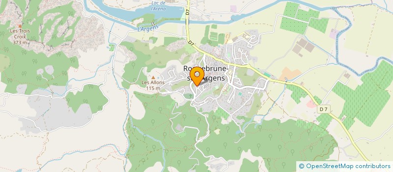 localisation de l'entreprise 4 M LAVAGE DE VITRES  ROQUEBRUNE-SUR-ARGENS