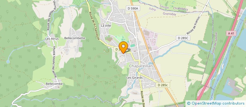 localisation de l'entreprise 4 MAP  CHAPAREILLAN