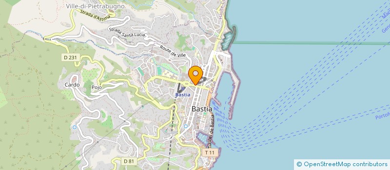 localisation de l'entreprise 4 MARECHAL SEBASTIANI à BASTIA