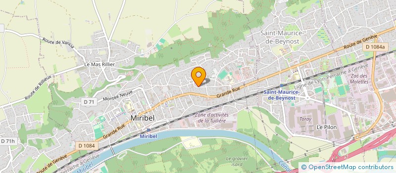 localisation de l'entreprise 4 MG à MIRIBEL
