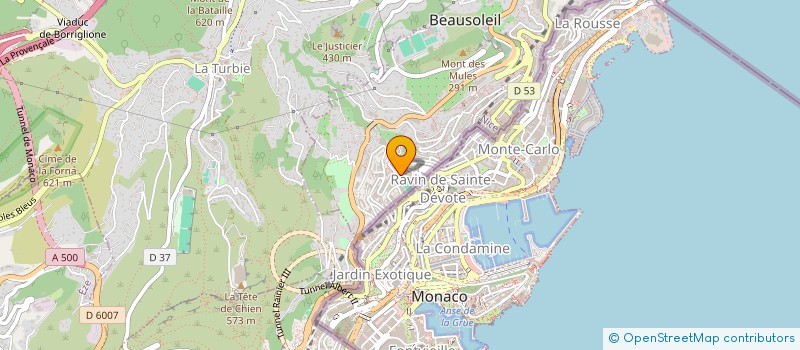 localisation de l'entreprise 4 MONEGHETTI à BEAUSOLEIL