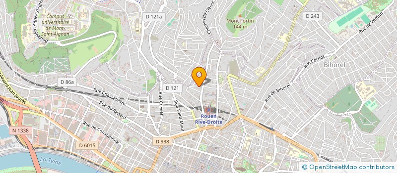 localisation de l'entreprise 4 MOUSQUETAIRES à ROUEN