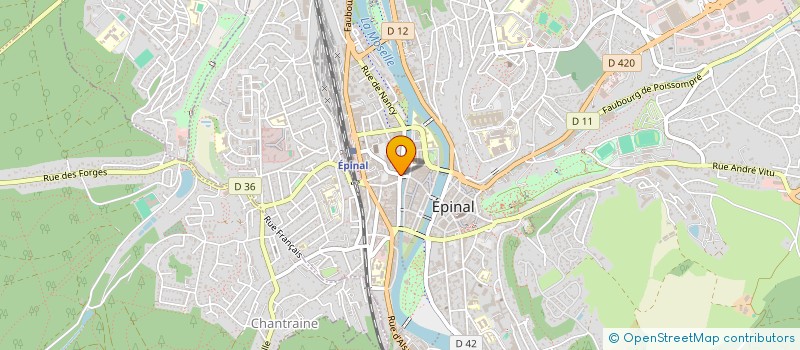 localisation de l'entreprise 4 NATIONS SANTE à EPINAL