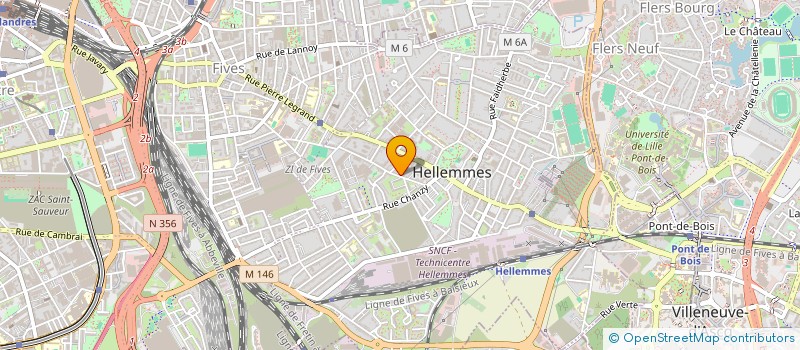 localisation de l'entreprise 4 ND PROD à LILLE