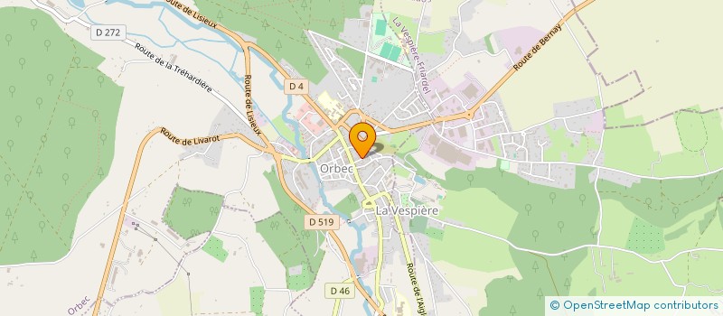 localisation de l'entreprise 4 OFFICE à ORBEC