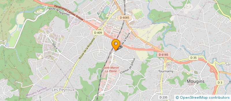 localisation de l'entreprise 4 P CONCEPT à MOUGINS