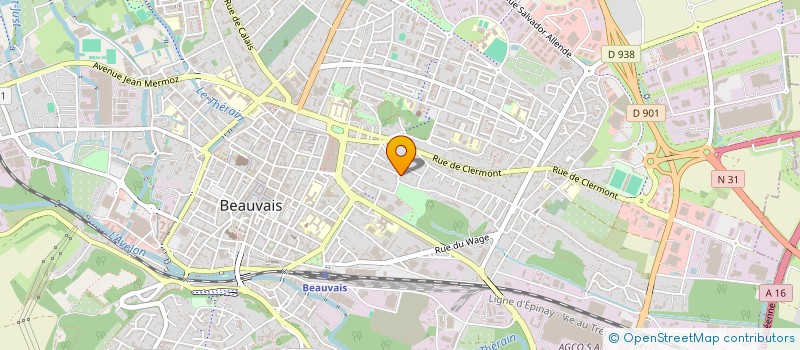 localisation de l'entreprise 4 PARTS  BEAUVAIS