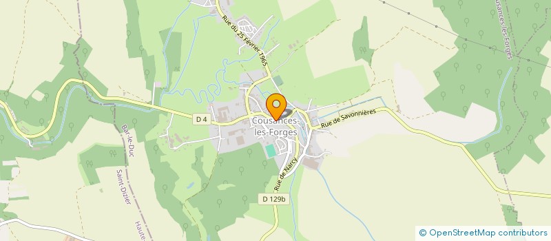 localisation de l'entreprise 4 PATTES 1 COEUR à BRAUVILLIERS