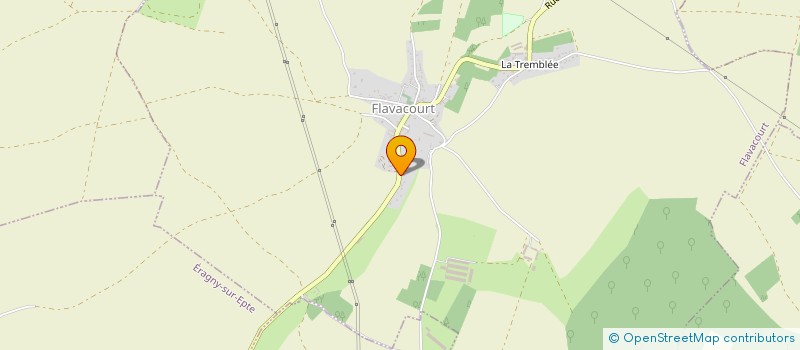 localisation de l'entreprise 4 PATTES - 1 PASSION  FLAVACOURT