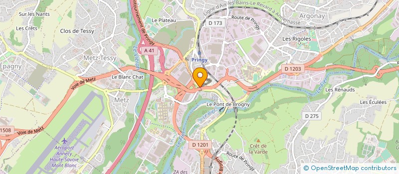 localisation de l'entreprise 4 PATTES à ANNECY