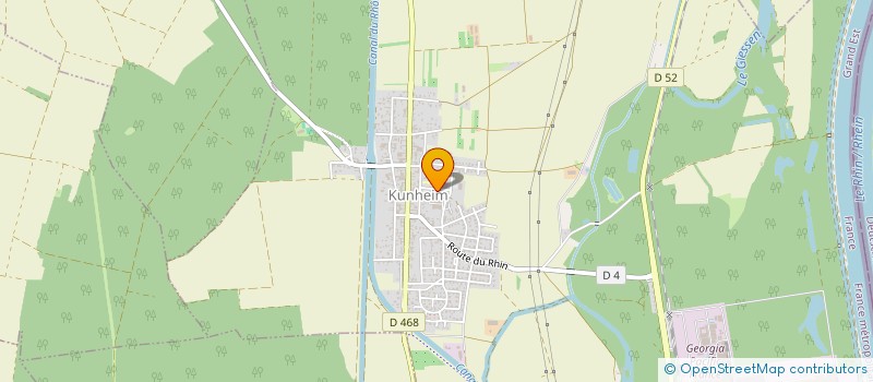 localisation de l'entreprise 4 PATTES POUR UN SOURIRE  KUNHEIM