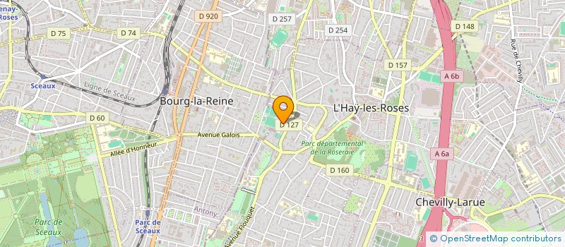 localisation de l'entreprise 4 PATTES TENDRESSE à L'HAY-LES-ROSES