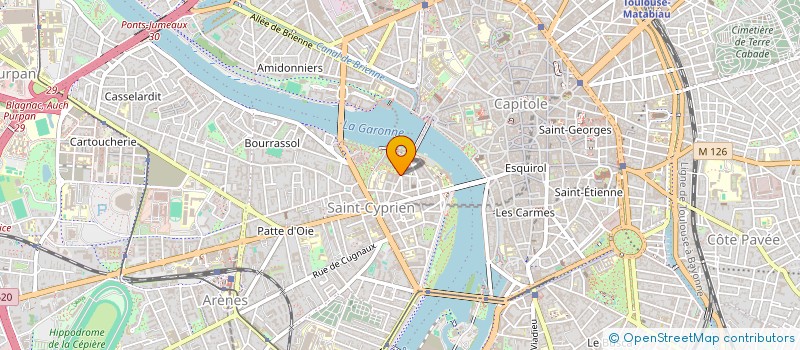 localisation de l'entreprise 4 QUARTS à TOULOUSE